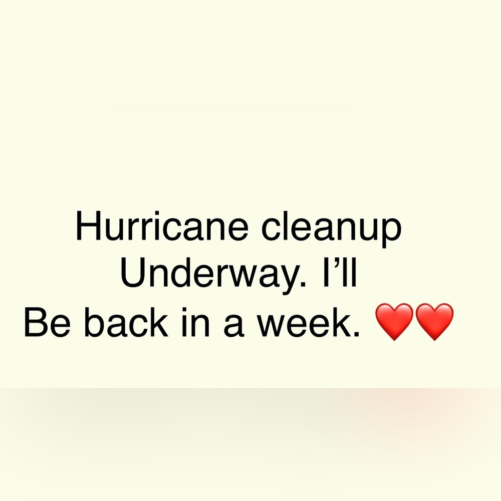 Cleaning up and helping neighbors cleanup as well.